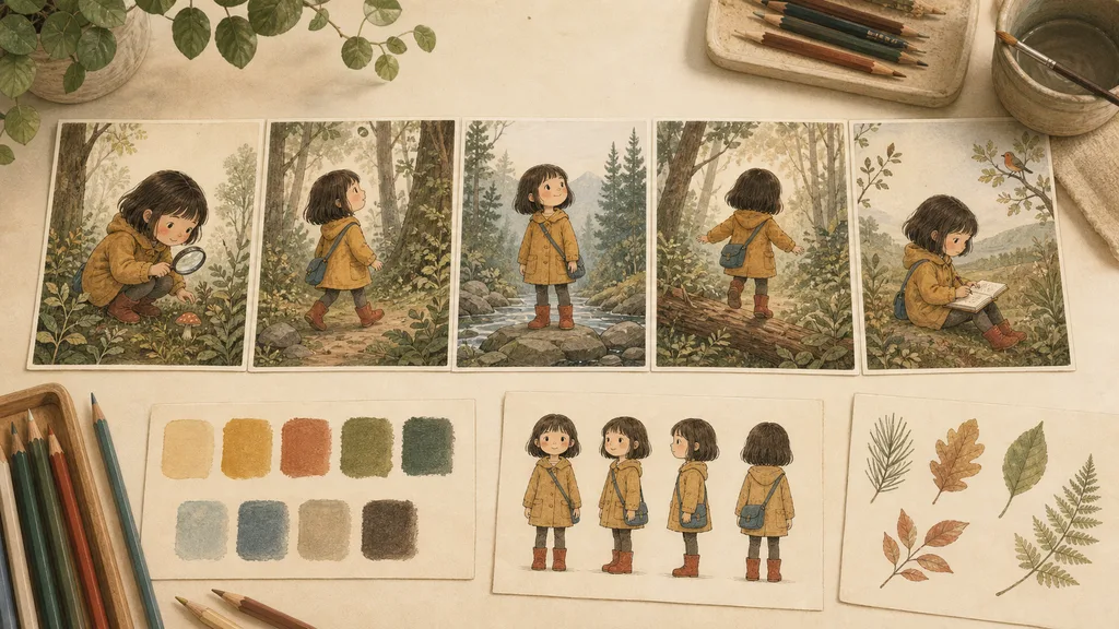How Do You Keep Characters and Art Style Consistent Across Every Illustration?